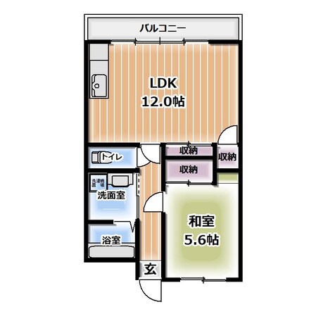 山口マンションの物件間取画像